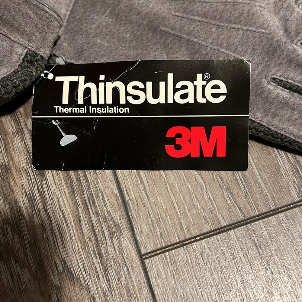 NWT 3m Thinsulate size medium grey gloves - Picture 6 of 8